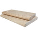 Flat view of Light Walnut Travertine Pool Coping 16x24 with tumbled finish