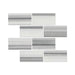 Flat view of 6x12 Polished Mink Marble Tile in neutral taupe tones