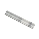 Flat view of 2x12 Polished Mink Marble Crown Molding with classic profile