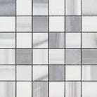 Flat view of 2x2 Polished Mink Marble Mosaic sheet