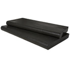 Flat view of Mountain Black Pool Coping 12x24 in tumbled finish