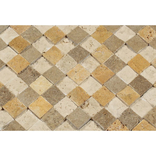 1x1 split face natural stone tile