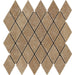 Noce Travertine 2x4 Diamond Tumbled Mosaic tile sheet