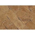 Honed natural stone brick tile Noce travertine