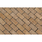 Tumbled small format Noce travertine