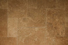 Noce Travertine Versailles brushed tiles straight edge