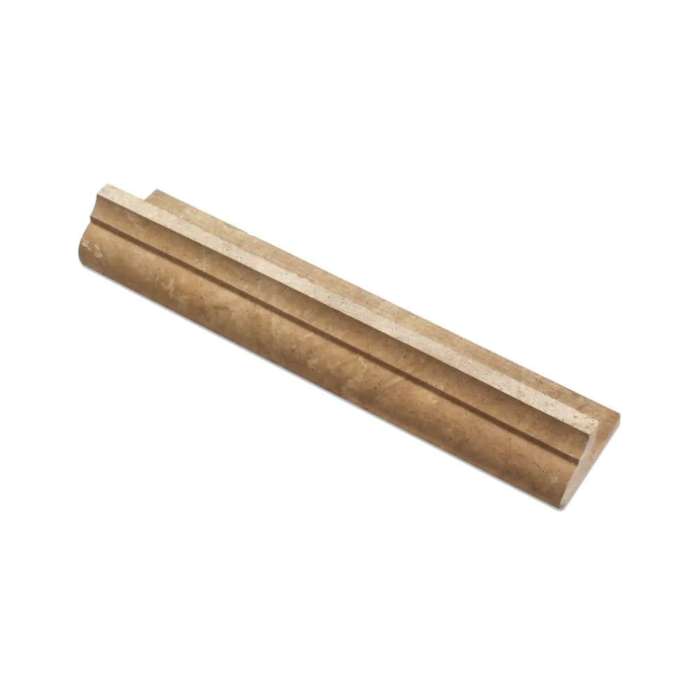 Noche travertine corner trim 2x3x12 honed