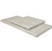 Flat view of Pearl Limestone Pool Coping 12x24 with tumbled finish