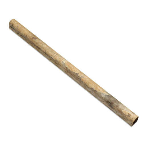 Philadelphia Travertine 3/4 inch bullnose molding tile in honed finish