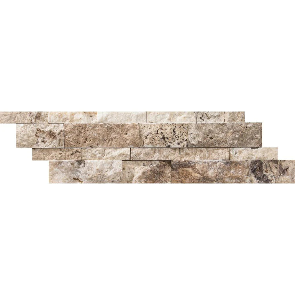 Philadelphia Travertine Split Face Ledger 6x24