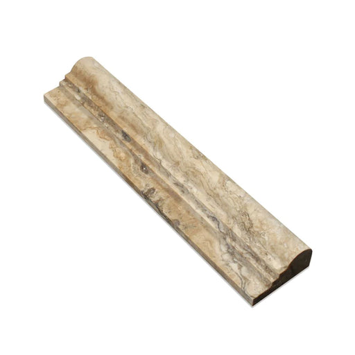 Philadelphia Travertine OG2 chair rail molding in honed finish