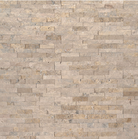  Overhead view of Rockmount Roman Beige Mini showing beige and cream travertine tones