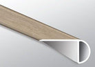 Close-up of Sandino LVT surface showing authentic knots and matte finish in 7x48 plank