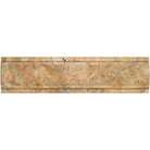 Side profile of 3x12 honed Scabos travertine arch trim