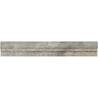 Flat view of Silver Travertine OG1 Chair Rail Molding in honed finish, 2x12"