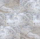 Silver Travertine Paver in Versailles Pattern with tumbled finish