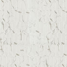 Close-up of picket-shaped recycled glass mosaic with soft gray veining and matte finish