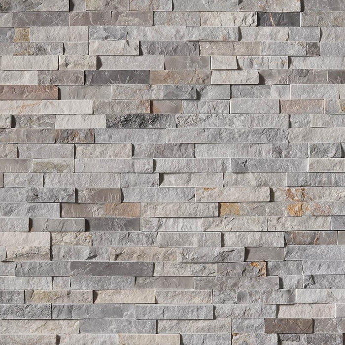 Stacked Stone Panel Sunset Silver