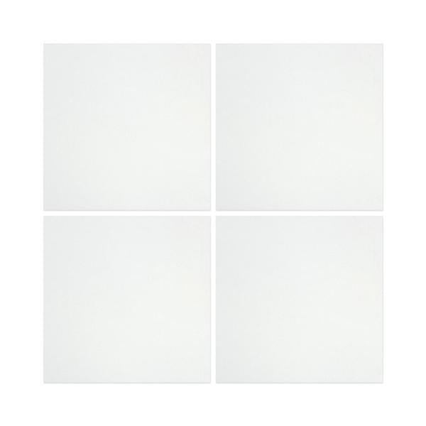 Flat view of Thassos White Marble Tile in polished finish, 12x12 size