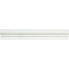 Front view of Thassos White Chair Rail Molding 2x12 in polished finish