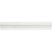 Front view of Thassos White Chair Rail Molding 2x12 in polished finish