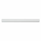 Close-up of Thassos White Quarter Round 1x12 showing polished finish and marble grain