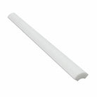 Flat view of Thassos White Quarter Round molding, 1x12 polished piece