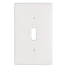 Thassos White Marble single toggle switch plate cover