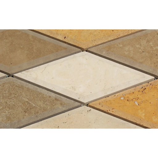 travertine backsplash mosaic honed finish