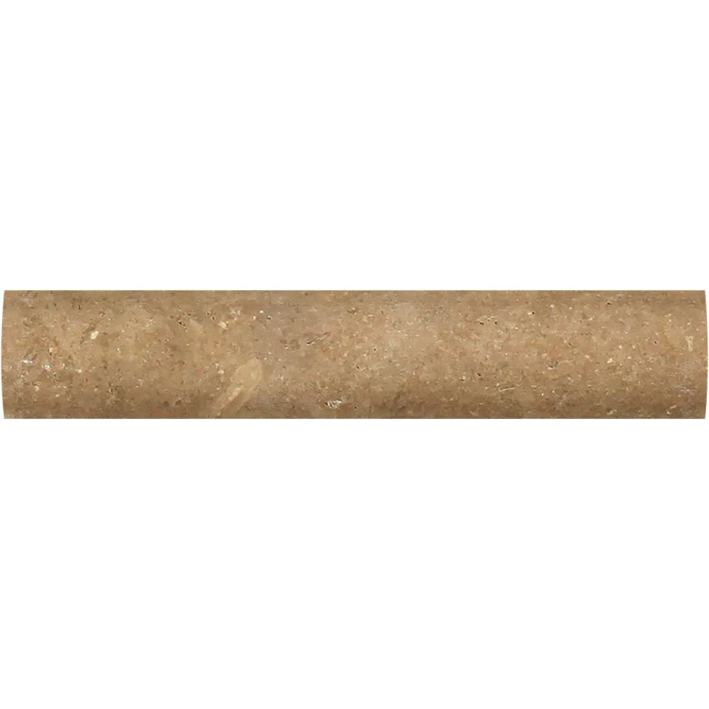 Chocolate tone travertine quarter round