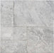 Tundra Gray Marble Paver in Versailles Pattern with sandblasted finish