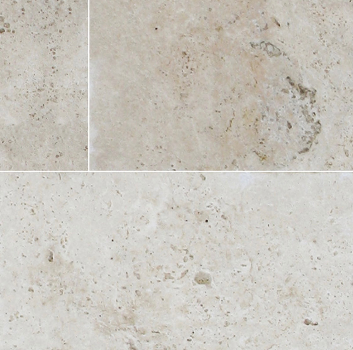 Tuscany Beige Travertine Pavers in Versailles Pattern with ivory-beige tones

