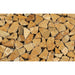 Close-up of Tuscany Gold Tumbled Random Mosaic showing irregular stone shapes and texture