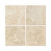 Flat view of Durango Travertine in honed finish, 12x12 tile