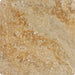 Close-up of tumbled Valencia Travertine with soft edges and textured matte surface