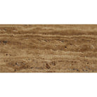 Veincut Noce travertine 12x24 tile polished finish