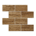 veincut noce travertine 3x6