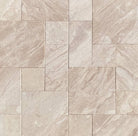 Verona Marble Pavers in Roman pattern with leathered finish
