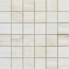 White Onyx 2x2 mosaic tile polished finish